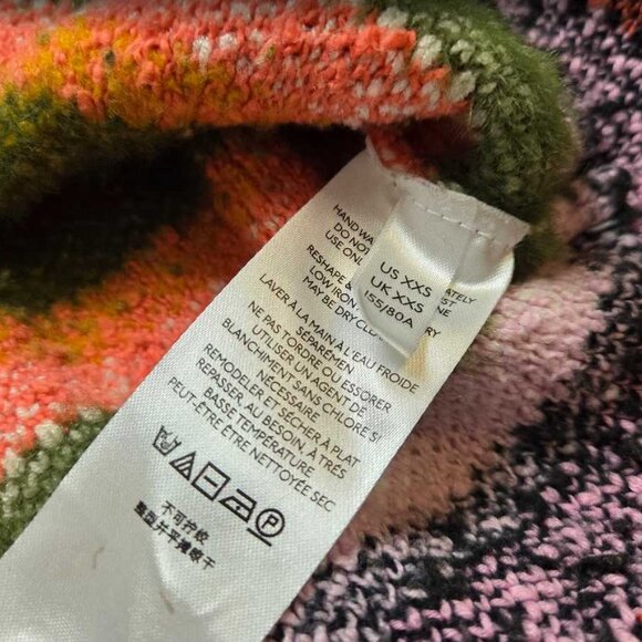 XXS Maeve by Anthropologie Carol multicolor stripe turtleneck sweater - Picture 7 of 11